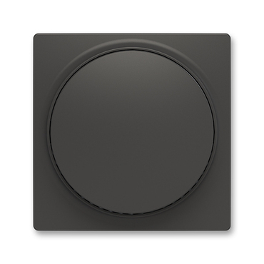 Kryt stmívače ABB Zoni 3294T-A00123 237, , matná černá, s otočným ovládáním, s upevňovací maticí