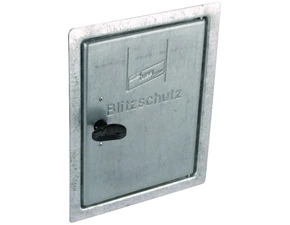 DEHN 476001  Revizní dvířka FeZn se zámkem na čtyřhran, 285x225mm DEHN DEHN