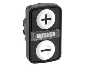 SCHN ZB5AW7A1715 Ovládací hlavice dvoutlačítková se signálkou