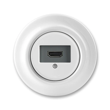 Zásuvka komunikační HDMI ABB Decento 5014K-C00432, bílá