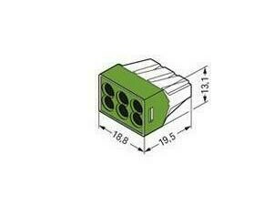 WAGO 773-116 Spojovací krabicová svorka
