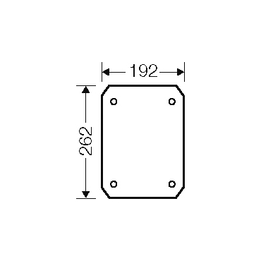 HEN EB MP 35 Montážní deska k rozvodnicím typu EB