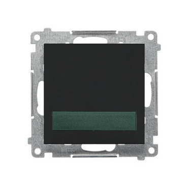 SIMON TESS3.01/149 LED osvětlení signalizační, 230 V, zelené světlo (přístroj s krytem) bílá