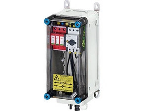 Rozvodná skříň FV generátoru typu DC SPD 2 se spínačem