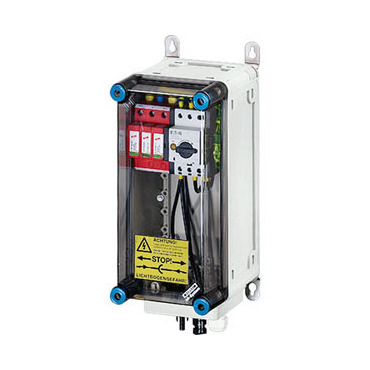 Rozvodná skříň FV generátoru typu DC SPD 2 se spínačem