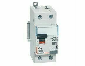 Chránič kombinovaný LEGRAND 410980 DX3 KOMB. 1+N C20 30MA AC 10KA
