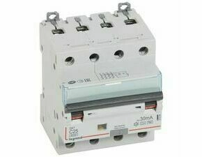 Chránič kombinovaný LEGRAND 411246 DX3 KOMB. 4P C25 30MA F 6KA
