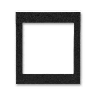 Kryt rámečku ABB Levit 3901H-A00355 63, onyx, s otvorem 55x55, střední