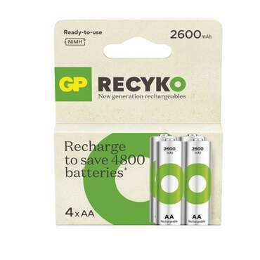 Baterie nabíjecí GP ReCyko B25274 2600 AA (HR6) 4PP