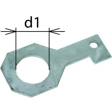 Třmen připojovací DEHN 923236, IF 3, přímý, průměr otvoru d1 36mm