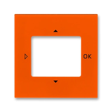 Kryt pro přístroje ABB Levit 3299H-A40100 66, oranžová, s plovoucím krytem (rozměr 55x55 mm)