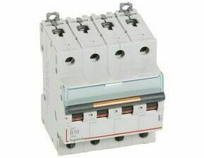 Jistič čtyřpolový LEGRAND 409742 DX3 4P B16 25KA