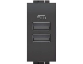 LEG L4191AA BTLLT NABÍJEČKA USB A+A 1M ANTRACIT