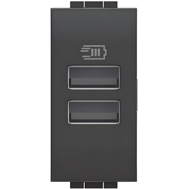 LEG L4191AA BTLLT NABÍJEČKA USB A+A 1M ANTRACIT