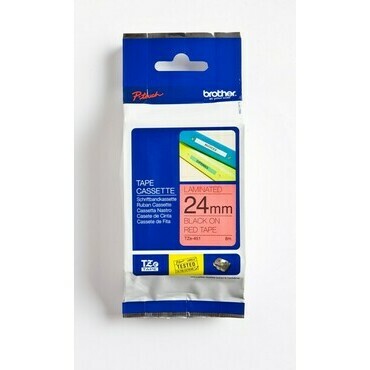 BROTHER  Páska 24  TZe-451 červená/černá