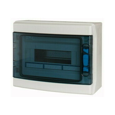 Rozvodnice nástěnná EATON 174197 IKA-1/12-ST, IP65, průhledné dveře, 1 řada, 12 modulů