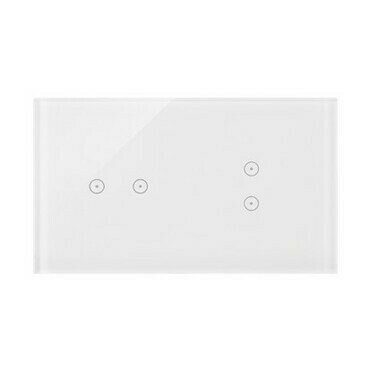 Kryt dotyk. ovl. SIMON DSTR223/70, 2 ovl. Simon 54 Touch, 2 dotyk.+2 dotyk., perlová