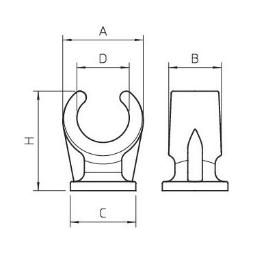 2962 6 LGR Patková svěrná objímka