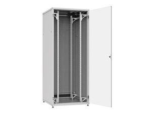 Dveře skleněné SOLARIX DV-PR-50-42-8-G, 19", 42U, šířka 800 mm, RAL 7035, 1-bodový zámek