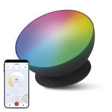 EMOS ZCW11BR GOSMART AMBIENTNÍ LED LAMPA 7W 330LM ČERNÁ