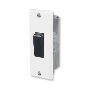 Ovládač do zárubní ABB 3555-80428, řazení 1/0, bílá