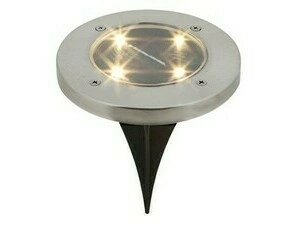 Solární svítidlo Dannet saténová chromová LED 0,24W RABALUX 7975