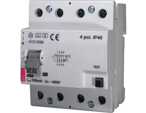 Chránič čtyřpolový ETI 002064243 EFI-4 AC S 40/0,3