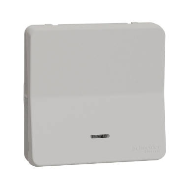 SCHN MUR39024 Mureva Styl - Přepínač střídavý ř.6 s kontrolkou, IP55, Bílý