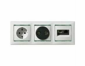 LEG 774321 VA BÉŽ. ZÁSUVKA 2P+T SCHUKO CL