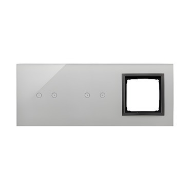 Kryt dot. ovl. SIMON 54 TOUCH DSTR3220/72, 2 ovl. SIMON 54 TOUCH 54 Touch, 2 dotyk.+2 dotyk.+1 dotyk