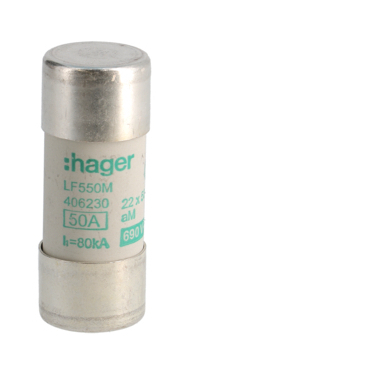 HAG LF550M Pojistka válcová, velikost 22x58, 50A aM, 690V AC