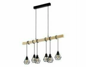 EGLO HL/6 SCHWARZ/EICHE-OPTIK 'TOWNSHEND 5'