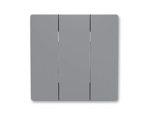 Kryt spínače ABB Zoni 3559T-A00666 241, šedá, trojnásobného