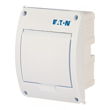 Rozvodnice zápustná EATON 281696 BC-U-1/5-TW-ECO, bílé plast. dveře, 1 řada, 5 modulů