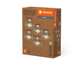 LED bodovka LEDVANCE SPOT ESSENTIAL SET 5X2.6W 827GU10BN
