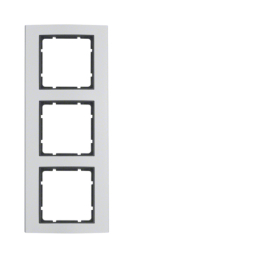 HAG 10133004 Rámeček 3-násobný, Berker B.3, alu/antracit