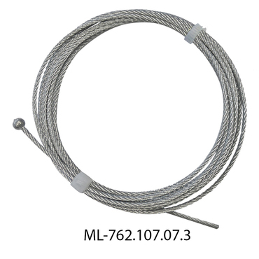 MC LED Ocelové lanko pro ZX, 1,5 metru, 1 ks