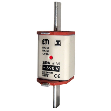 ETI 004185115 pojistka, NH2C gG 125A/400V