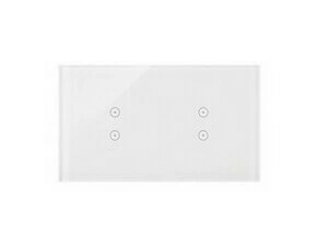 Kryt dotyk. ovl. SIMON DSTR233/70, 2 ovl. Simon 54 Touch, 2 dotyk.+2 dotyk., perlová