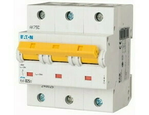 EATON 248034 PLHT-C25/3 Jistič PLHT, char C, 3-pólový, Icn=25kA, In=25A