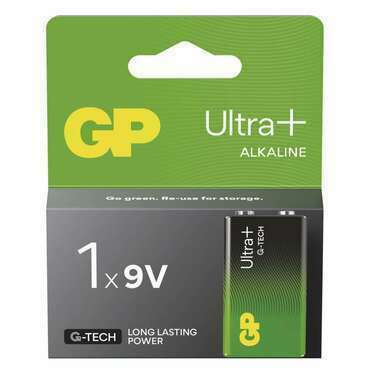 Baterie alkalická GP ULTRA B03511 PLUS 9V (6LR61) 1PP