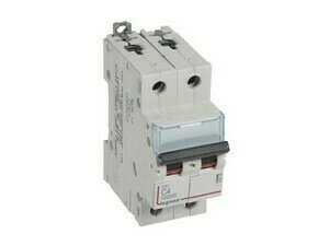 Jistič dvoupolový LEGRAND 409198 DX3 2P C4 10000A/16KA