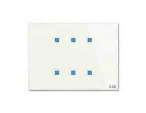 Tacteo prvek ovládací ABB KNX 2CKA006300A1582, dotykový 6nás., 86x115; TB/U6.7.1-CG