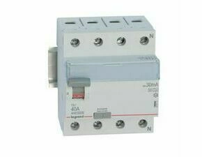 Chránič čtyřpolový LEGRAND 411815 TX3 CHRÁN. 4P 40A 30MA F