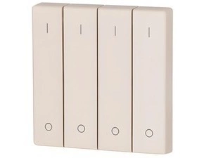 EATON 147598 CWIZ-04/12 Kryt RF tlačítka 4x1/4 55x55mm 1-0, Krémová, matná