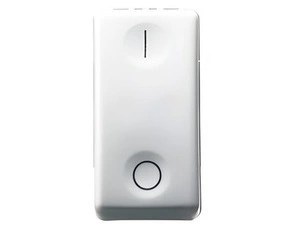 Vypínač jednocestný 2p 250 v ac GEWISS GW20503, 16ax, neutrální, symbol 0/i, 1 modul, system, bílá