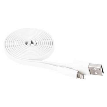 Kabel USB EMOS SM7013W, 2.0, USB-A/Lightning, bílý, 1m