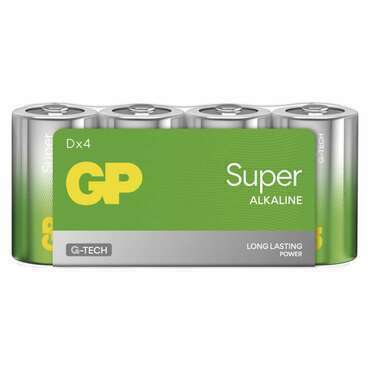 Baterie alkalická GP SUPER B01404 D (LR20) 4SH