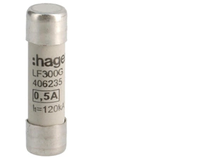 HAG LF300G Pojistka válcová, velikost 10x38, 0,5A gG, 500V AC