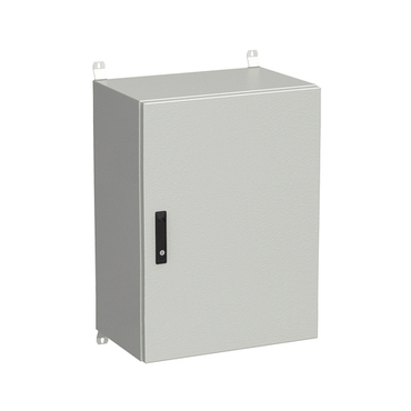 Rozvaděč nástěnný SOLARIX LC-20-18U-64-22-G, 19", 18U, 600x400 mm, plechové dveře, zámek, venkovní